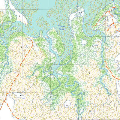 nswtopo 2557-S CAPE THOUIN & BOODARRIE digital map