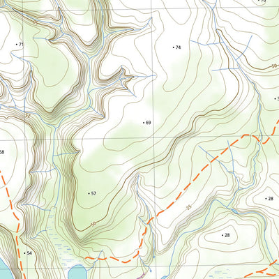 nswtopo 2629-2S MOUNT GROPER SOUTH digital map