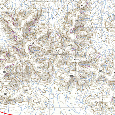 nswtopo 2652-N MOUNT WINDELL & MUNJINA digital map