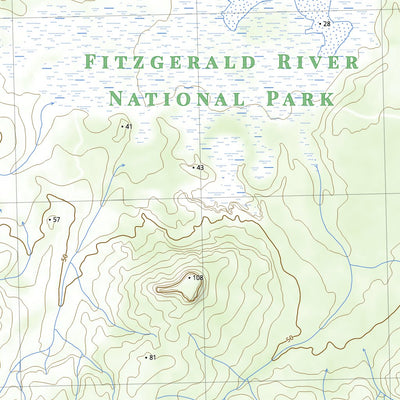 nswtopo 2729-1N BLAND NORTH digital map