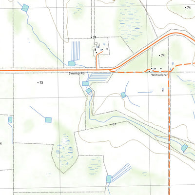 nswtopo 2729-3N WARRAMURRUP NORTH digital map