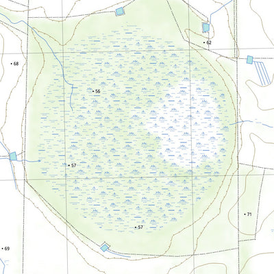 nswtopo 2729-3N WARRAMURRUP NORTH digital map