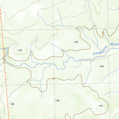 nswtopo 2730-4S CAMERON CREEK SOUTH digital map