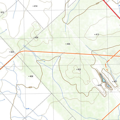 nswtopo 2735-N CORINTHIA & SOUTHERN CROSS digital map