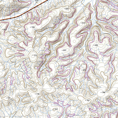 nswtopo 2752-N HAMERSLEY RANGE & WEELI WOLLI digital map