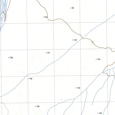 nswtopo 2756-S LALLA ROOKH & COOKE BLUFF HILL digital map