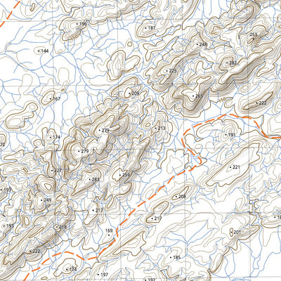 nswtopo 2756-S LALLA ROOKH & COOKE BLUFF HILL digital map