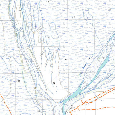 nswtopo 2757-N DE GREY & COOLEN COOLEN digital map