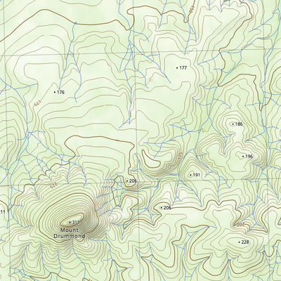nswtopo 2830-3S DRUMMOND SOUTH digital map
