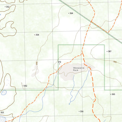 nswtopo 2835-N DULADGIN & WEOWANIE digital map