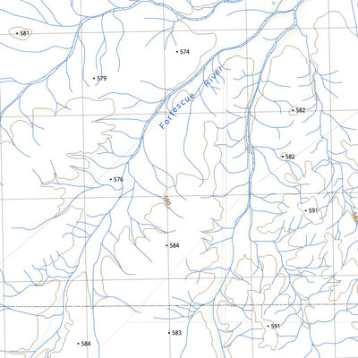 nswtopo 2850-N CHINDA CHINDA & WARRAWANDA digital map