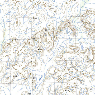 nswtopo 2853-S WARRIE & CHICHESTER digital map