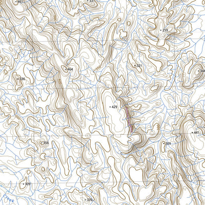 nswtopo 2855-S GLEN HERRING & CORUNNA DOWNS digital map
