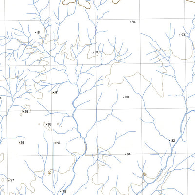 nswtopo 2857-S GOLDSWORTHY & FLORRIES WELL digital map