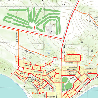 nswtopo 2930-3S HOPETOUN SOUTH digital map