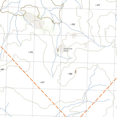 nswtopo 2931-N SWALLOW ROCK & GEMMEL digital map