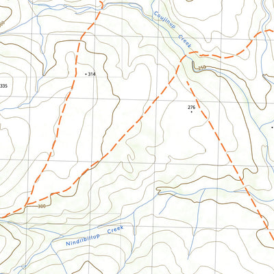 nswtopo 2931-S MOOLYALL & COUJINUP digital map