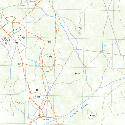 nswtopo 2936-S MOUNT WALTER & WALLAROO digital map