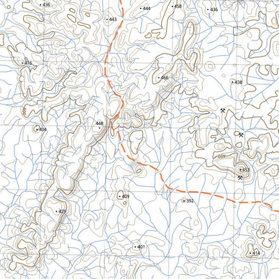 nswtopo 2954-N SPINAWAY & BRIDGET digital map