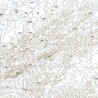 nswtopo 2954-S NULLAGINE & BARTON digital map