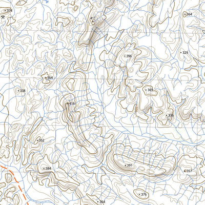 nswtopo 2955-S MOUNT EDGAR & MEENTHEENA digital map