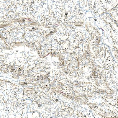 nswtopo 2956-S BAMBOO & NGARRIN digital map