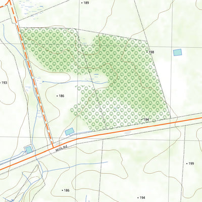 nswtopo 3030-1N MUNGLINUP NORTH digital map