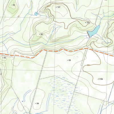 nswtopo 3030-1S MUNGLINUP SOUTH digital map