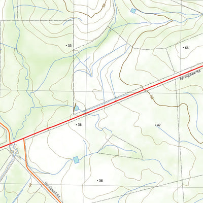nswtopo 3030-2N NANGARUP NORTH digital map