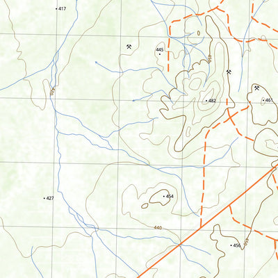 nswtopo 3036-S HORSE SHOE LAKE & UBINI digital map