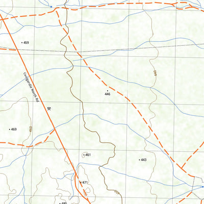 nswtopo 3037-N DAVYHURST & SIBERIA digital map