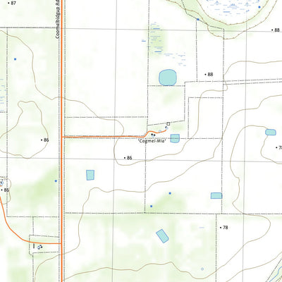 nswtopo 3130-1S COOMALBIDGUP SOUTH digital map