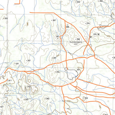 nswtopo 3236-N KANOWNA & LILLIS digital map
