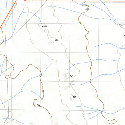 nswtopo 3237-S GINDALBIE & KALPINI digital map