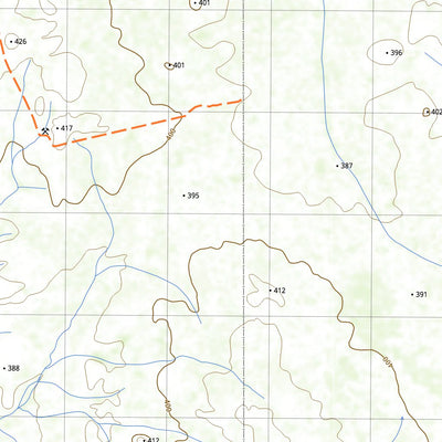 nswtopo 3336-S GUNDOCKERTA HILL & COWARNA ROCKS digital map