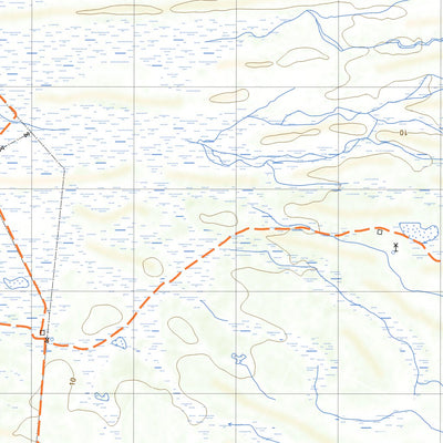 nswtopo 3462-S LAKE EDA & TAYLORS LAGOON digital map