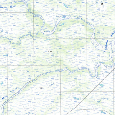 nswtopo 3763-S MEDA RIVER & POULTON digital map