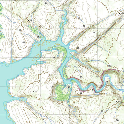 nswtopo 3766-E LIZARD & HALL POINT digital map