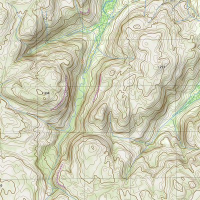 nswtopo 3967-N MOUNT KNIGHT & PRINCE FREDERICK digital map