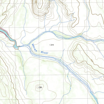 nswtopo 4067-S MORAN RIVER & BRADSHAW digital map