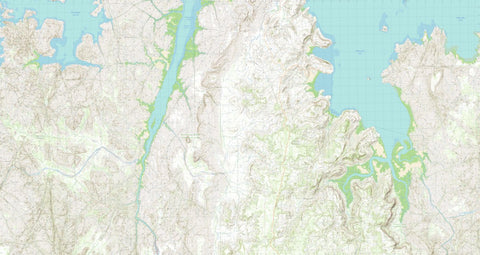 nswtopo 4068-N MITCHELL RIVER & WARRENDER digital map