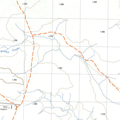 nswtopo 4163-S GLENROY & WARTON digital map