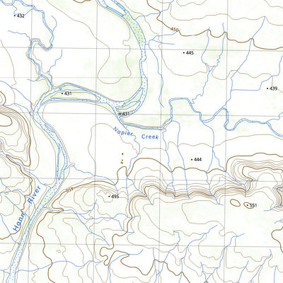 nswtopo 4164-N BARNETT RANGE & BELLA CREEK digital map