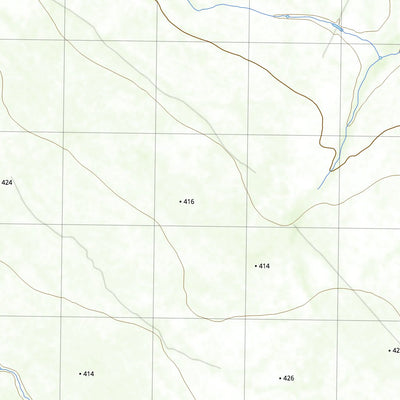 nswtopo 4166-N POONJURRA & HEAD HILL digital map
