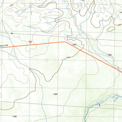nswtopo 4167-S HAIR CREEK & MOUNT HORACE digital map