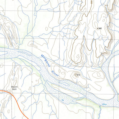 nswtopo 4260-N MOUNT BERTRAM & MARGARET RIVER digital map