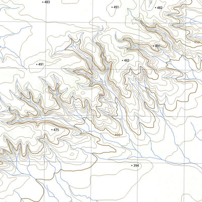 nswtopo 4265-N PARNELL & OOLRUI CREEK digital map