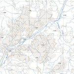 nswtopo 4360-N MOUNT CHRISTINE & WOODWARD RANGE digital map