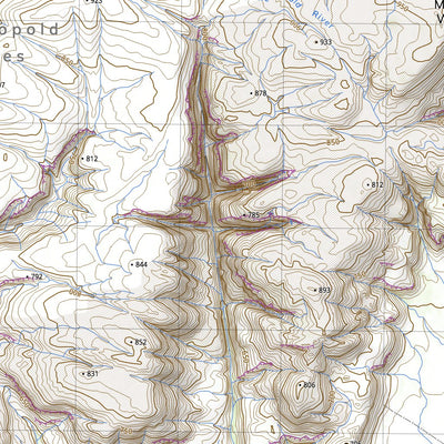nswtopo 4363-S TERONIS & CATTLE CREEK digital map