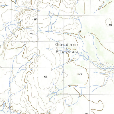 nswtopo 4366-N MOUNT BEATRICE & MOUNT LAWLEY digital map